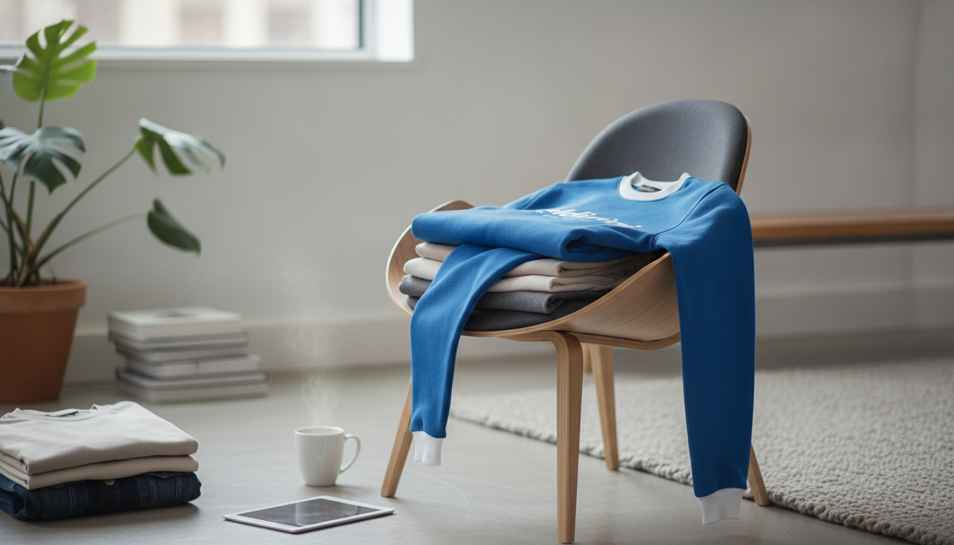 Baldinini Trend Blue Sweatshirt: Easy Everyday Layer