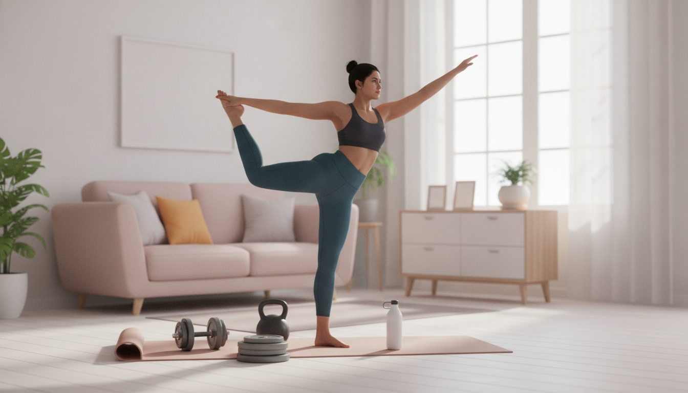 4-Week At-Home Workout Plan: Minimal Equipment + Stretches