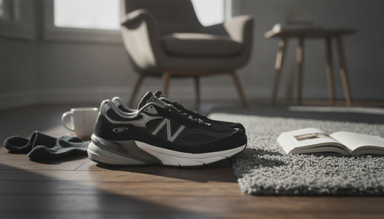 990v6 Black Suede: New Balance Comfort for Long Days