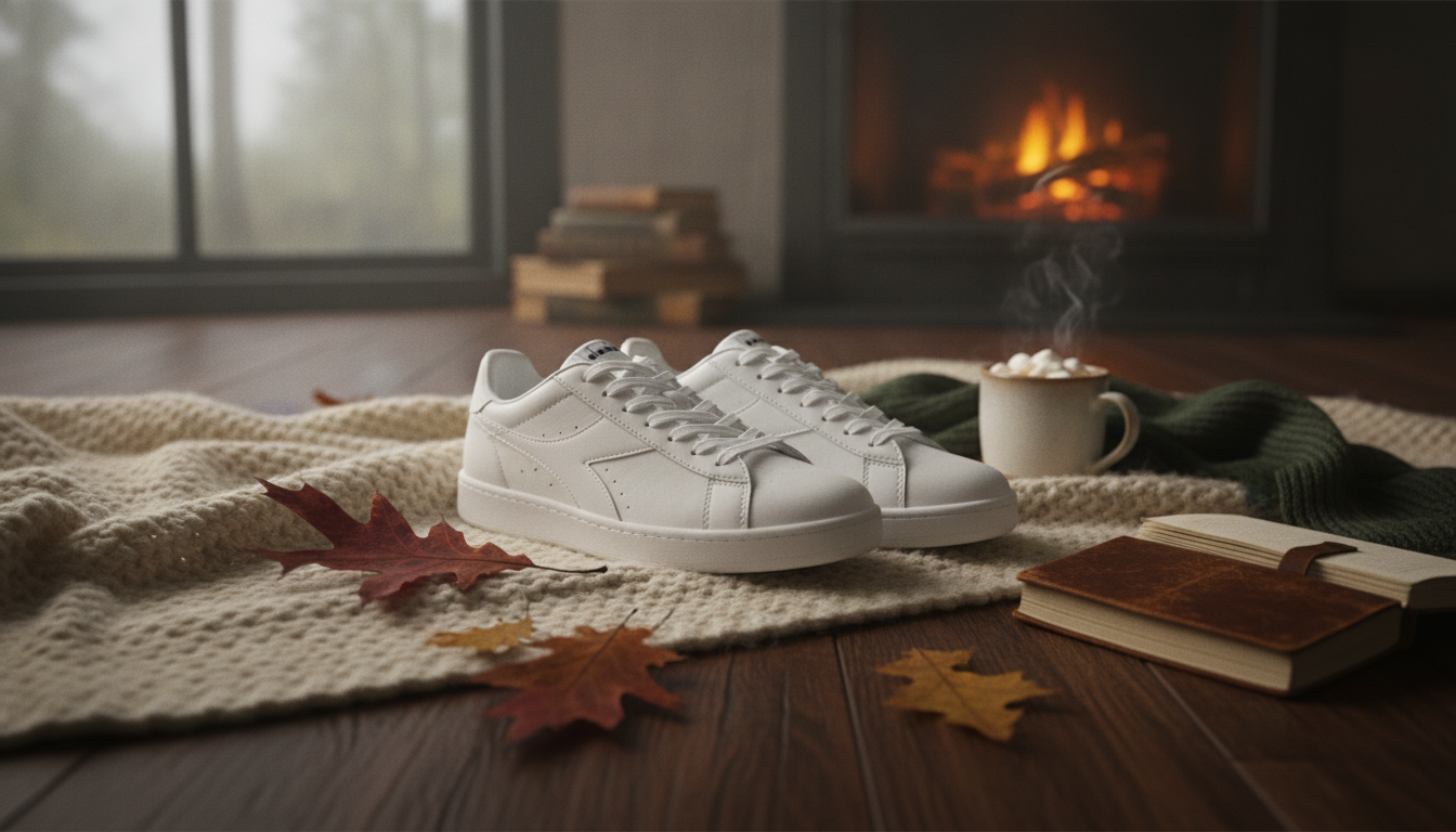 Diadora Men’s White Sneakers: Fall/Winter Style Guide