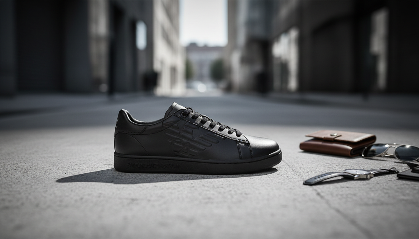 EA7 Men’s Black Leather Sneakers: Fit, Style & Care