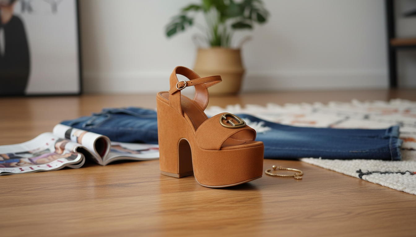Guess Women’s Suede Platform Sandals: Style & Fit Guide