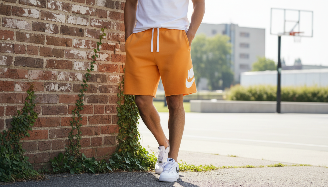 Nike Men's Orange Print Shorts: Easy Summer Outfits