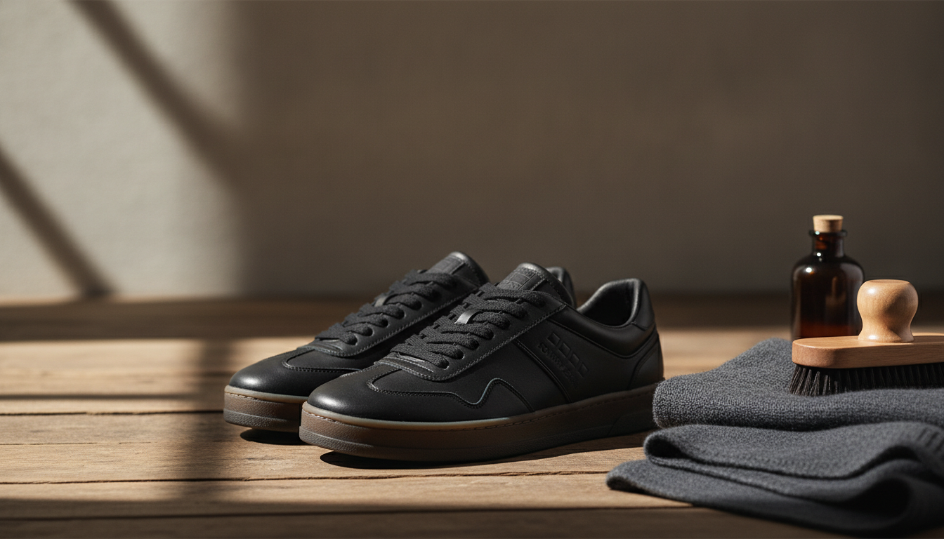 Tommy Hilfiger Black Leather Men’s Shoes: Fit & Care