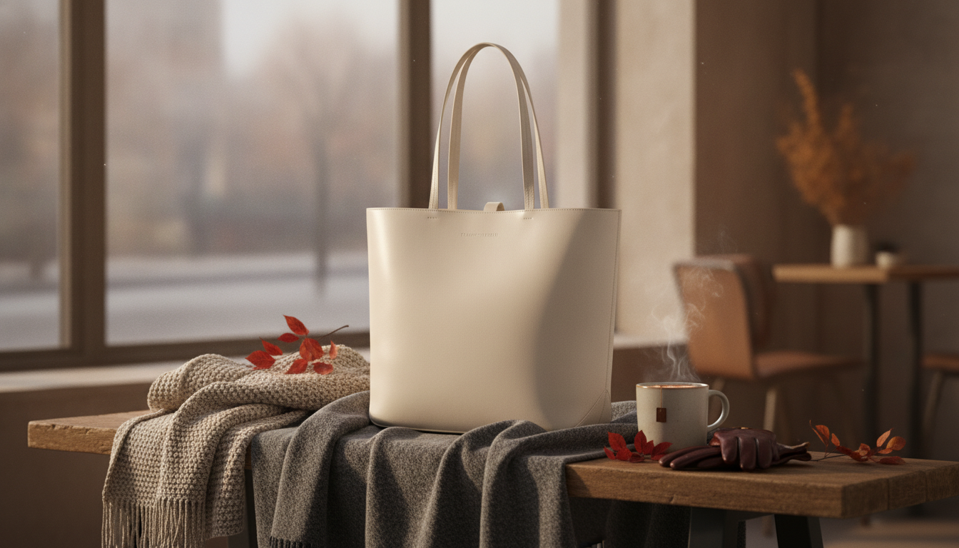 Tommy Hilfiger Plain White Bag for Fall & Winter Style